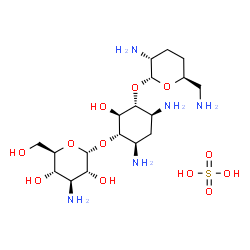 ChemSpider 2D Image | Dibekacin sulfate | C18H39N5O12S