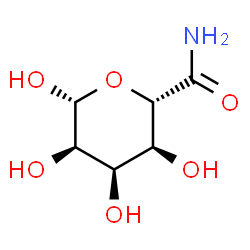 ChemSpider 2D Image | (2S,3S,4R,5R,6R)-3,4,5,6-Tetrahydroxytetrahydro-2H-pyran-2-carboxamide | C6H11NO6