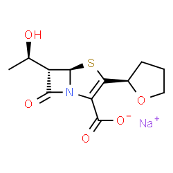ChemSpider 2D Image | faropenem sodium | C12H14NNaO5S
