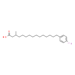 ChemSpider 2D Image | Iodofiltic acid (123I) | C22H35123IO2