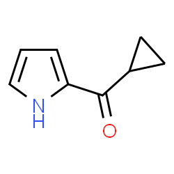 ChemSpider 2D Image | Cyclopropyl(1H-pyrrol-2-yl)methanone | C8H9NO