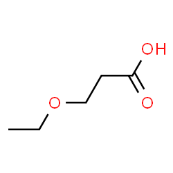 ChemSpider 2D Image | 3-Ethoxypropanoic acid | C5H10O3