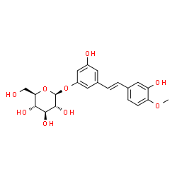 ChemSpider 2D Image | Rhaponticin | C21H24O9