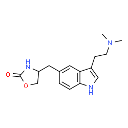 ChemSpider 2D Image | ZOLMITRIPTAN, (R)- | C16H21N3O2