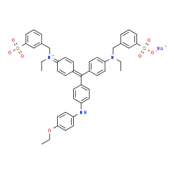 ChemSpider 2D Image | Acid Blue 83 | C45H44N3NaO7S2