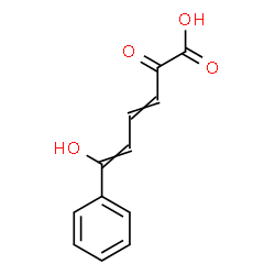 ChemSpider 2D Image | 6-Hydroxy-2-oxo-6-phenyl-3,5-hexadienoic acid | C12H10O4