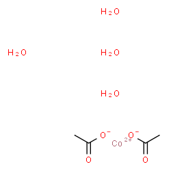 ChemSpider 2D Image | cobalt acetate tetrahydrate | C4H14CoO8