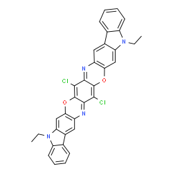 ChemSpider 2D Image | PIGMENT VIOLET 23 | C34H22Cl2N4O2