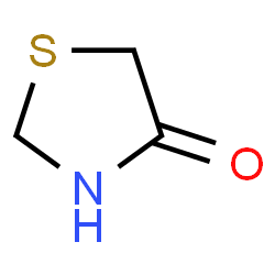 ChemSpider 2D Image | 4-oxothiazolidine | C3H5NOS