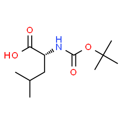 ChemSpider 2D Image | Boc-D-Leu-OH | C11H21NO4