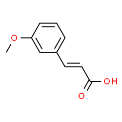 ChemSpider 2D Image | 3-Methoxycinnamic acid | C10H10O3