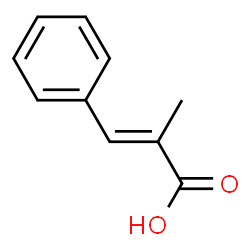 ChemSpider 2D Image | alpha-Methylcinnamic acid | C10H10O2