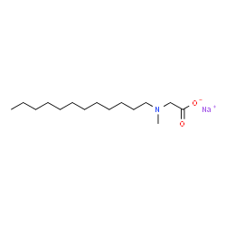 ChemSpider 2D Image | Sodium lauryl sarcosine | C15H30NNaO2