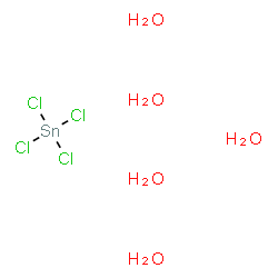 ChemSpider 2D Image | Tin(IV) chloride pentahydrate | H10Cl4O5Sn