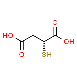 ChemSpider 2D Image | (R)-thiomalic acid | C4H6O4S