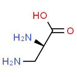 ChemSpider 2D Image | 3-Amino-D-alanine | C3H8N2O2