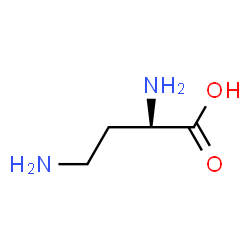 ChemSpider 2D Image | D-2,4-Diaminobutyric acid | C4H10N2O2
