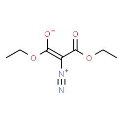 ChemSpider 2D Image | 1,3-diethyl 2-diazopropanedioate | C7H10N2O4