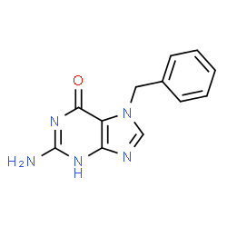 ChemSpider 2D Image | 2-amino-7-benzyl-1H-purin-6(7H)-one | C12H11N5O