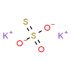 ChemSpider 2D Image | Potassium thiosulfate | K2O3S2