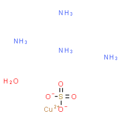 ChemSpider 2D Image | Copper(2+) sulfate ammoniate hydrate (1:1:4:1) | H14CuN4O5S