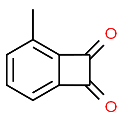 ChemSpider 2D Image | 2-Methylbicyclo[4.2.0]octa-1,3,5-triene-7,8-dione | C9H6O2