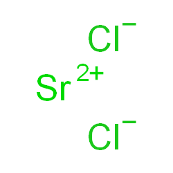 ChemSpider 2D Image | Strontium chloride | Cl2Sr
