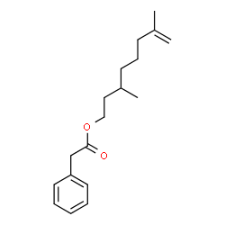 ChemSpider 2D Image | Rhodinyl phenylacetate | C18H26O2