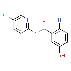 ChemSpider 2D Image | 2-Amino-N-(5-chloro-2-pyridinyl)-5-hydroxybenzamide | C12H10ClN3O2