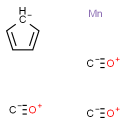ChemSpider 2D Image | carbon monoxide; cyclopenta-1,3-diene; manganese | C8H5MnO3