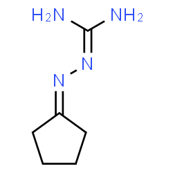 ChemSpider 2D Image | N''-Cyclopentylidenecarbonohydrazonic diamide | C6H12N4