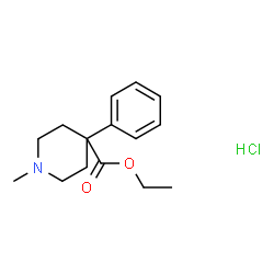 ChemSpider 2D Image | pethidine hydrochloride | C15H22ClNO2