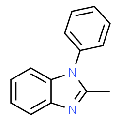 ChemSpider 2D Image | 2-Methyl-1-phenyl-1H-benzimidazole | C14H12N2