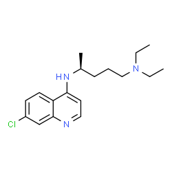 ChemSpider 2D Image | (+)-chloroquine | C18H26ClN3