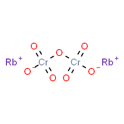 ChemSpider 2D Image | oxido-(oxido-dioxo-chromio)oxy-dioxo-chromium; rubidium(+1) cation | Cr2O7Rb2