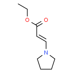 ChemSpider 2D Image | ethyl (2E)-3-pyrrolidin-1-ylacrylate | C9H15NO2