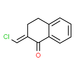 ChemSpider 2D Image | (2E)-2-(Chloromethylene)-3,4-dihydro-1(2H)-naphthalenone | C11H9ClO