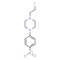 ChemSpider 2D Image | 1-(2-Fluoroethyl)-4-(4-nitrophenyl)piperazine | C12H16FN3O2