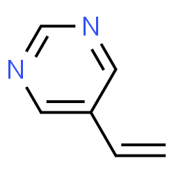 ChemSpider 2D Image | 5-Vinylpyrimidine | C6H6N2