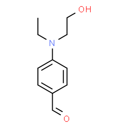 ChemSpider 2D Image | 4-[Ethyl(2-hydroxyethyl)amino]benzaldehyde | C11H15NO2