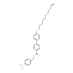 ChemSpider 2D Image | 4-Nitrobenzyl 4'-(10-undecen-1-yloxy)-4-biphenylcarboxylate | C31H35NO5