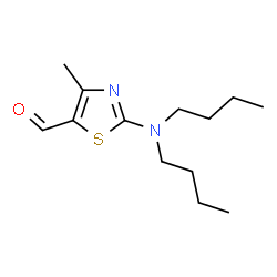 ChemSpider 2D Image | 2-(Dibutylamino)-4-methyl-1,3-thiazole-5-carbaldehyde | C13H22N2OS