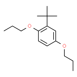 ChemSpider 2D Image | 2-tert-Butyl-1,4-dipropoxybenzene | C16H26O2