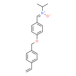 ChemSpider 2D Image | (Z)-isopropyl{4-[(4-vinylbenzyl)oxy]benzylidene}azane oxide | C19H21NO2