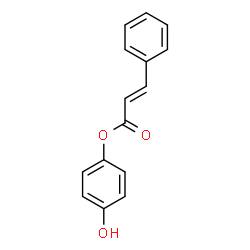 ChemSpider 2D Image | 4-Hydroxyphenyl (2E)-3-phenylacrylate | C15H12O3