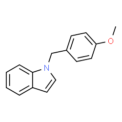 ChemSpider 2D Image | 1-(4-Methoxybenzyl)-1H-indole | C16H15NO
