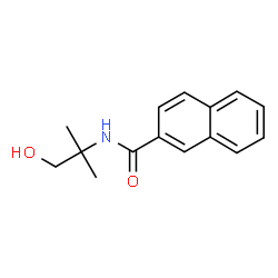 ChemSpider 2D Image | N-(1-Hydroxy-2-methyl-2-propanyl)-2-naphthamide | C15H17NO2