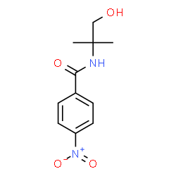 ChemSpider 2D Image | N-(1-Hydroxy-2-methyl-2-propanyl)-4-nitrobenzamide | C11H14N2O4