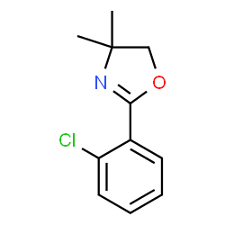 ChemSpider 2D Image | 2-(2-Chlorophenyl)-4,4-dimethyl-4,5-dihydro-1,3-oxazole | C11H12ClNO
