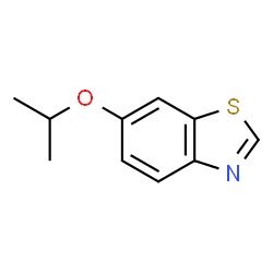 ChemSpider 2D Image | 6-Isopropoxy-1,3-benzothiazole | C10H11NOS
